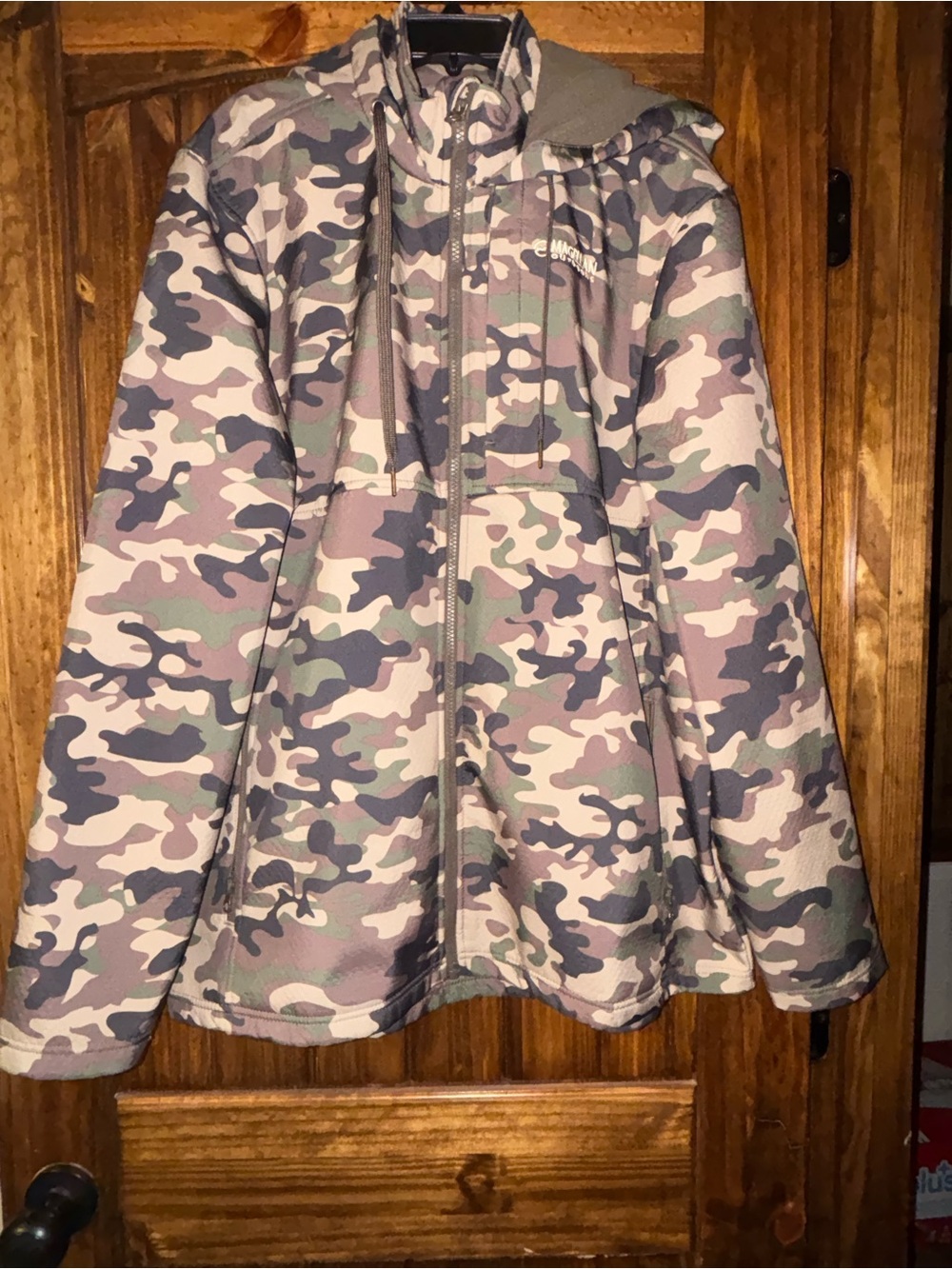 Mens Camo Hooded Jacket - Camo